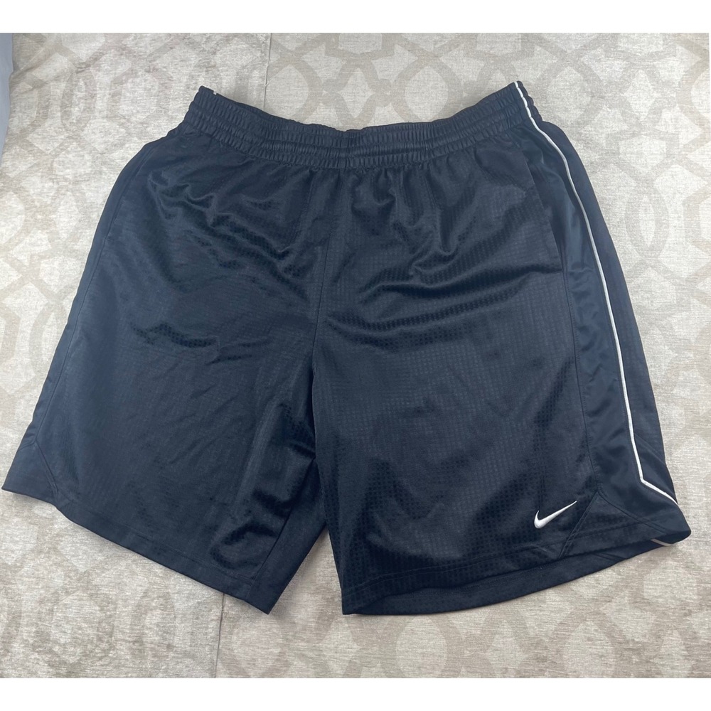 Nike Basketball Shorts Mens XL Black Mesh Athletic Gym 639846-010